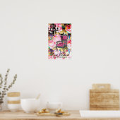 GC Fabulous French Shabby Roos Poster (Keuken)