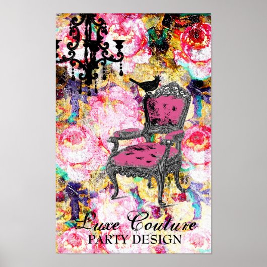 GC Fabulous French Shabby Roos Poster (Voorkant)