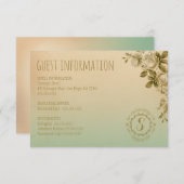 GC FOREVER IN LOVE GUEST INFO INFORMATIEKAARTJE (Voorkant / Achterkant)