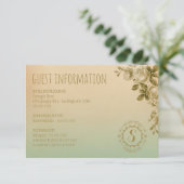 GC FOREVER IN LOVE GUEST INFO INFORMATIEKAARTJE (Staand voorkant)