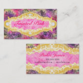 GC gekleurd Limoen trilapparaat Visitekaartje (Voorkant / Achterkant)