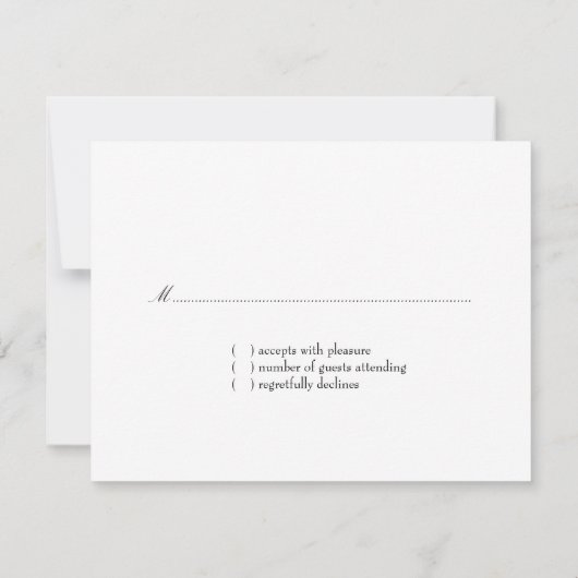 GC | Gewoon witte RSVP (Achterkant)