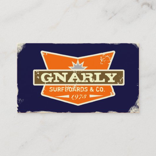 GC | Gnarly Navy | Sinaasappel Visitekaartje (Voorkant)