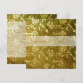 GC | gouden bloemen Kaart (Voorkant / Achterkant)