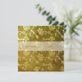 GC | gouden bloemen Kaart (Staand voorkant)