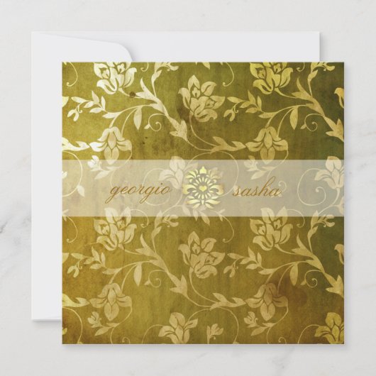 GC | gouden bloemen Kaart (Voorkant)