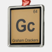 Gc - Graham Crackers Chemistry Periodic Table Metalen Ornament (Links)
