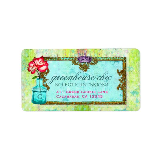 GC Greenhouse Chic Etiket (Voorkant)