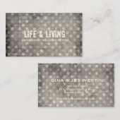 GC |  Grijze Stippen Visitekaartje (Voorkant / Achterkant)