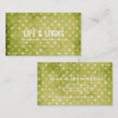 GC |  groene Stippen Visitekaartje (Voorkant / Achterkant)