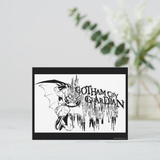 GC Guardian Drawing Briefkaart (Staand voorkant)