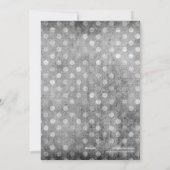 GC | Happy Howlidays Grey Red Linen Feestdagenkaart (Achterkant)