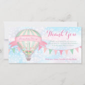 GC Hete Luchtballon Eerste Verjaardag Bedankt (Voorkant)