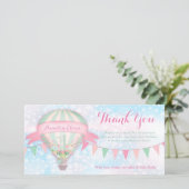 GC Hete Luchtballon Eerste Verjaardag Bedankt (Staand voorkant)