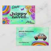 GC | Hippy Tie Dye Blue Visitekaartje (Voorkant / Achterkant)
