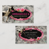 GC | Horse Ranch Black "AnnaBelles" |  grijs Visitekaartje (Voorkant / Achterkant)