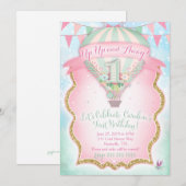 GC Hot Air Ballon eerste verjaardag Caroline Kaart (Voorkant / Achterkant)