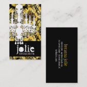 GC | Jolie Chandelier Bee Damask Visitekaartje (Voorkant / Achterkant)
