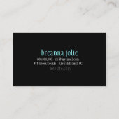 GC | Jolie Chandelier Turquoise Red Damask Visitekaartje (Achterkant)