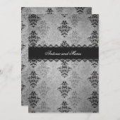 GC | Koolsteengrijze  glam Kaart (Voorkant / Achterkant)