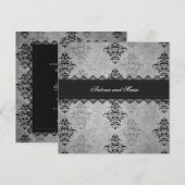 GC | Koolsteengrijze glam Kaart (Voorkant / Achterkant)