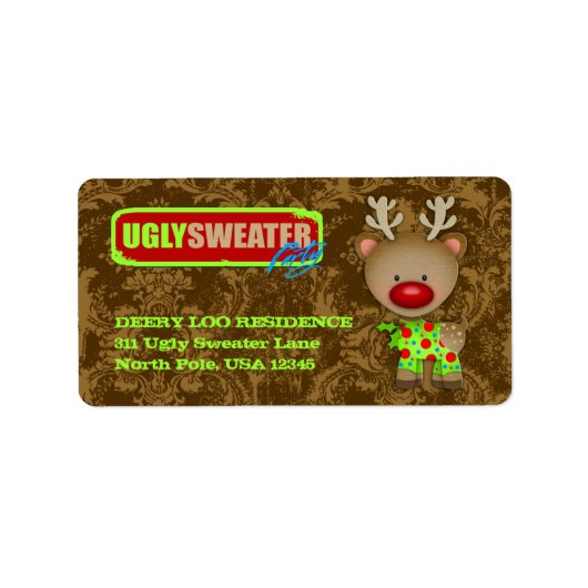 GC Lelijke Sweater Party Labels (Voorkant)