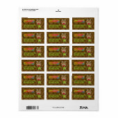 GC Lelijke Sweater Party Labels (Full Sheet)
