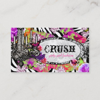 GC Limoen Crush Charm Oerwoud Zebra Visitekaartje