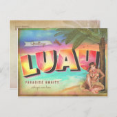 GC LUAU SUNSET BRIEFKAART (Voorkant / Achterkant)
