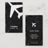 GC-LUCHTVAART WIT UIT VISITEKAARTJE (Voorkant / Achterkant)