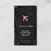 GC | LUCHTVAARTMAATSCHAPPIJ NEEMT PINK UIT! VISITEKAARTJE (Achterkant)