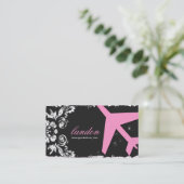 GC | LUCHTVAARTMAATSCHAPPIJ SLUITEN Koolsteenschad Visitekaartje (Staand voorkant)