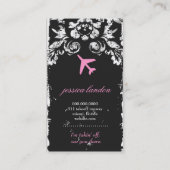 GC | LUCHTVAARTMAATSCHAPPIJ SLUITEN Koolsteenschad Visitekaartje (Achterkant)