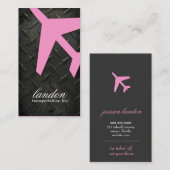 GC | LUCHTVAARTTAK VAN metaal Visitekaartje (Voorkant / Achterkant)