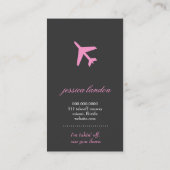 GC | LUCHTVAARTTAK VAN metaal Visitekaartje (Achterkant)