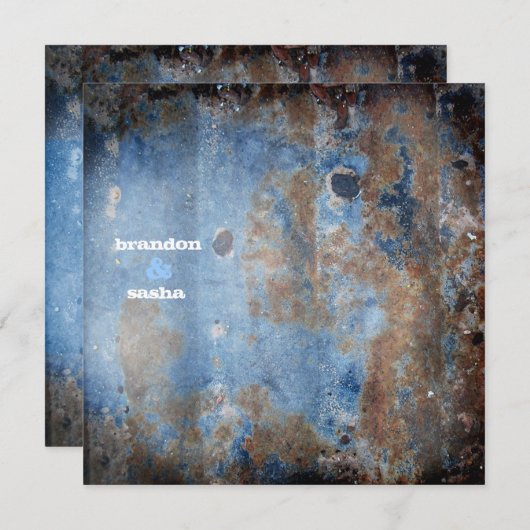 GC | Luscious Rustic | Blauw Kaart (Voorkant / Achterkant)