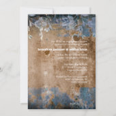 GC | Luscious Rustic w/flower | Golden Metallic Kaart (Achterkant)