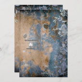 GC | Luscious Rustic w/flower | Golden Metallic Kaart (Voorkant / Achterkant)