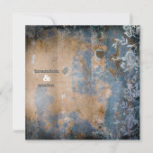 GC | Luscious Rustic w/flower | Golden Metallic Kaart (Voorkant)