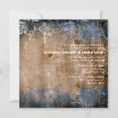 GC | Luscious Rustic w/flower | Golden Metallic Kaart (Achterkant)