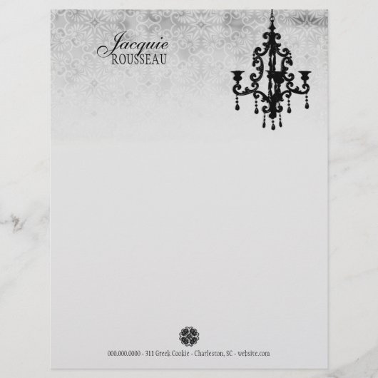 GC - Luster Passione Gris Letterhead Custom Briefhoofd (Voorkant)