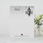 GC - Luster Passione Gris Letterhead Custom Briefhoofd (Staand voorkant)