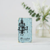 GC | Luster Passionné - Blauwgroen Visitekaartje (Staand voorkant)