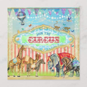 GC Magical Doe mee met het Circus Stripes Boy Kaart
