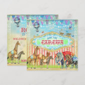 GC Magical Join the Circus  Stripes Boy Kaart (Voorkant / Achterkant)