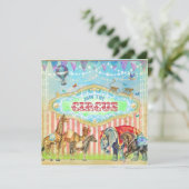 GC Magical Join the Circus  Stripes Boy Kaart (Staand voorkant)