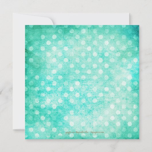 GC Magical Mermaid Invitation Glitter Kaart (Achterkant)