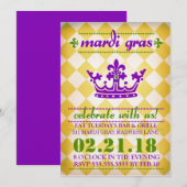 GC Mardi Gras Madness Gold Metallic Kaart (Voorkant / Achterkant)