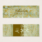 GC Melon Gold Hang Label Mini Visitekaartjes (Voorkant /achterkant)