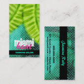 GC | Miami Heat Wave Grunge Pink Visitekaartje (Voorkant / Achterkant)